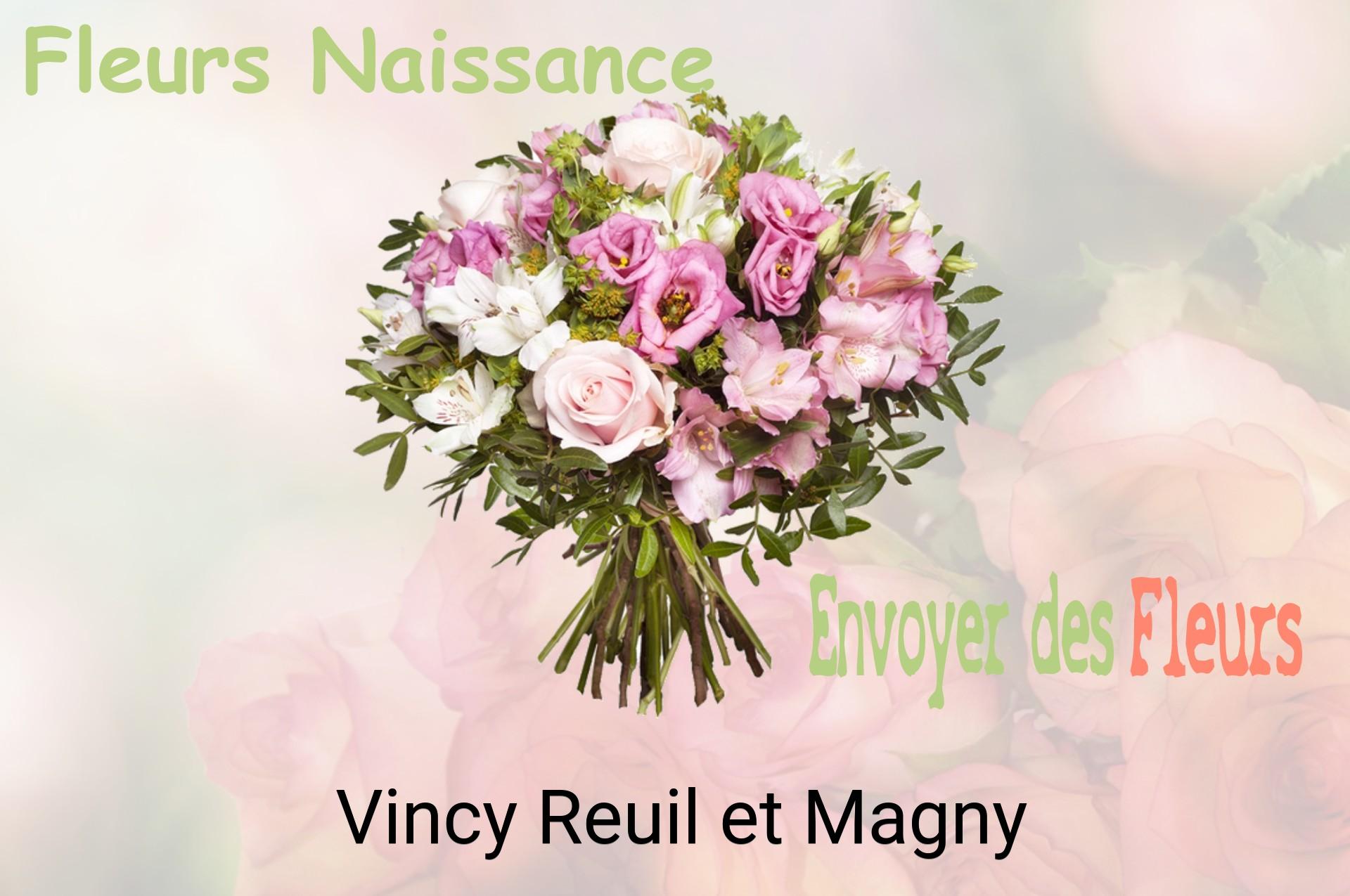 Bouquet de fleurs de naissance livré à Vincy-Reuil-et-Magny