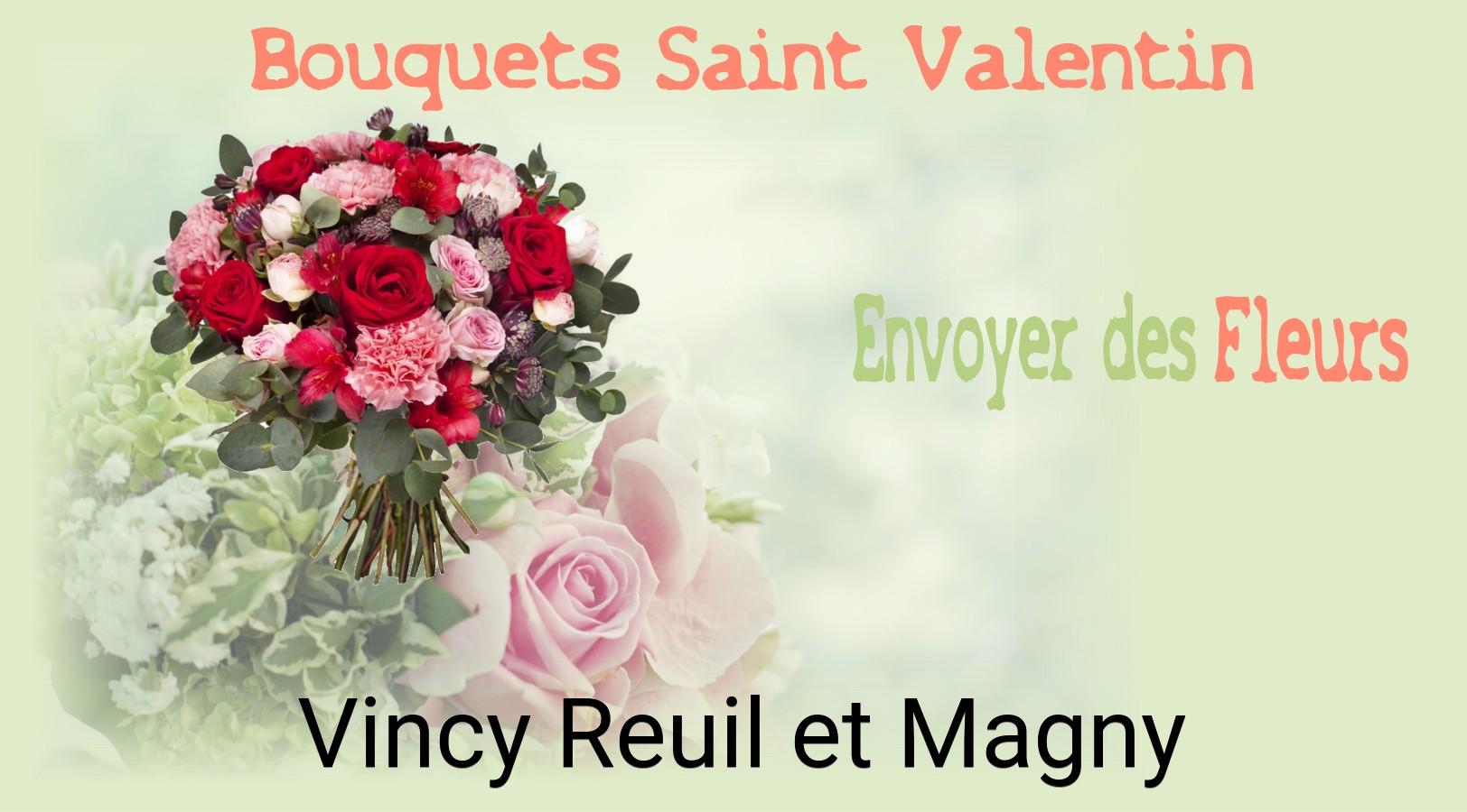 Roses de Saint-Valentin livrées à Vincy-Reuil-et-Magny